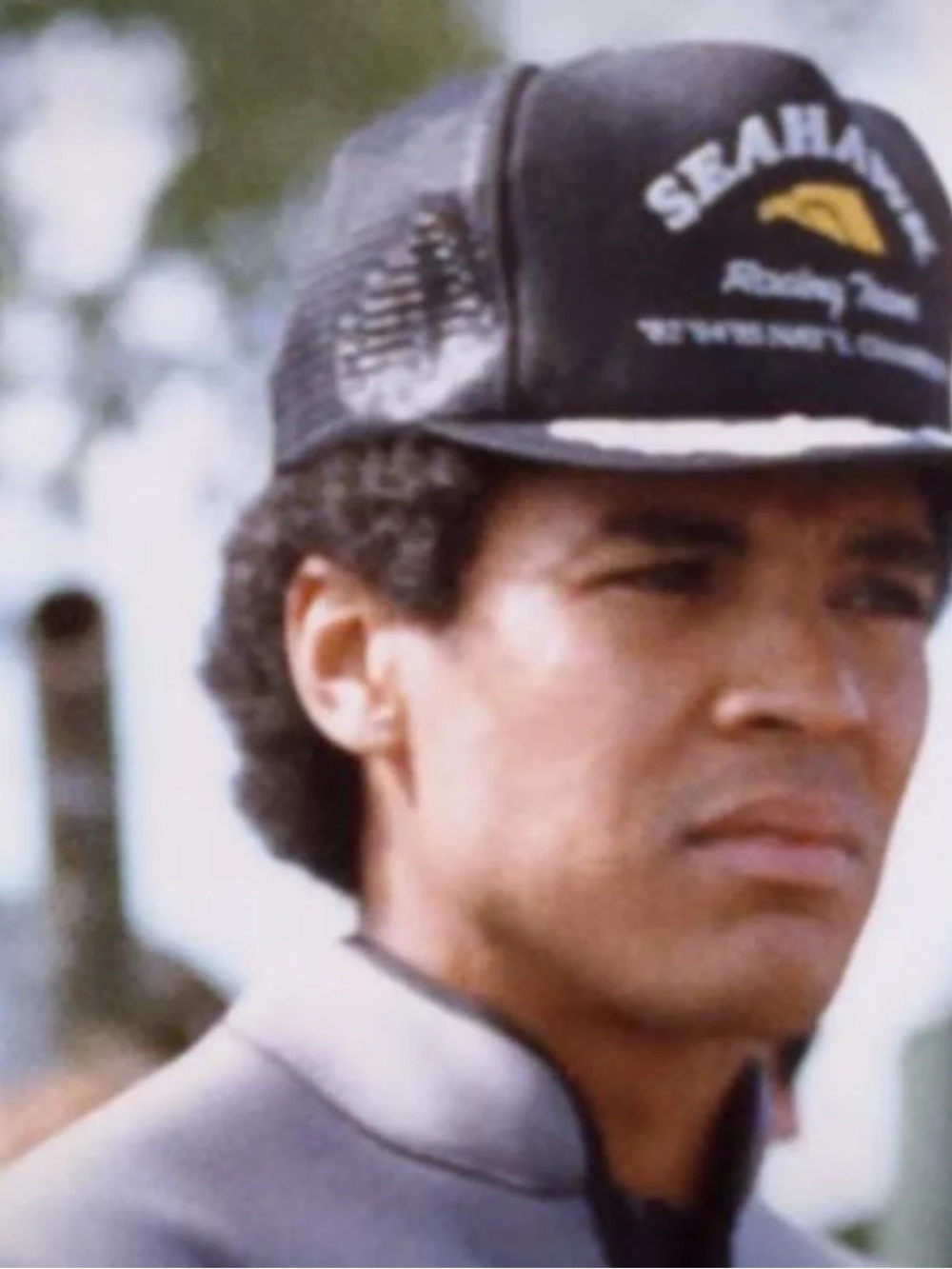 SEAHAWK RACING TEAM” ACC 80’S RETRO MIAMI TRUCKER A FRAME HAT - Picture 2 of 9